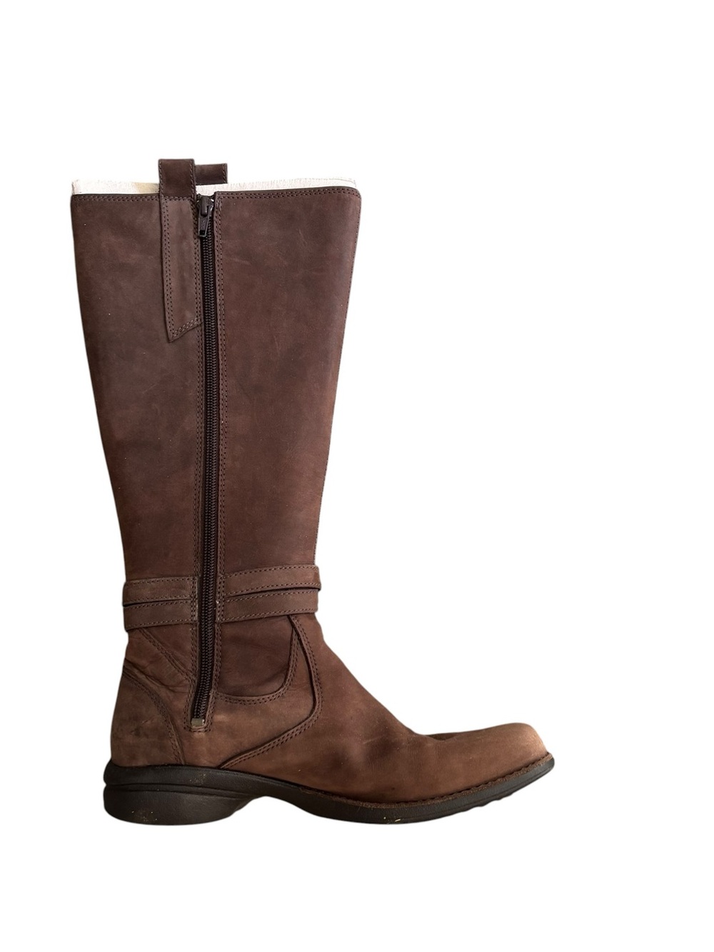 Merrell Brown Tetra Strap Tall Leather Riding Boots for Women 8 - Picture 5 of 10